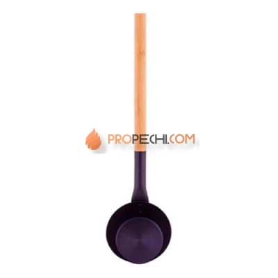 Черпак алюминевый с бамбуковой ручкой, черника, Rento Tammer-Tukku, для сауны, бани