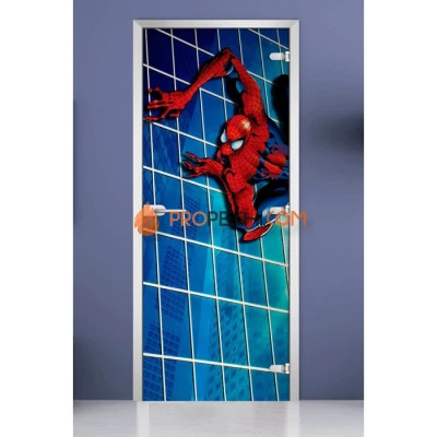 Стеклянная межкомнатная дверь DoorWood с фотопечатью Kids-04, 2000х700 мм