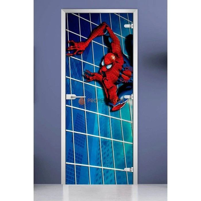 Стеклянная межкомнатная дверь DoorWood с фотопечатью Kids-04, 2000х700 мм