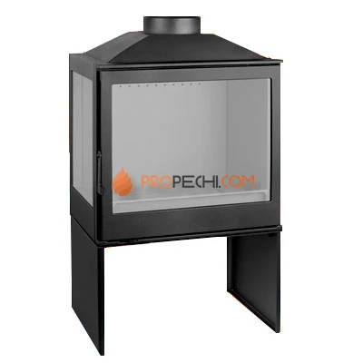 Печь-камин Liseo Castiron LCI 5 GFL Stove, стекло слева