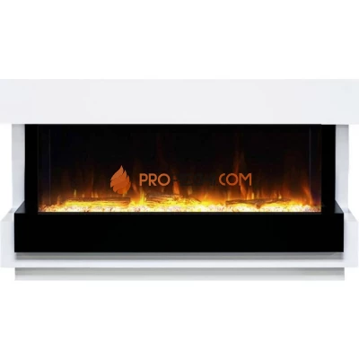 Каминокомплект Royal Flame Cube 50 - Белый с черным с очагом Astra 50 RF