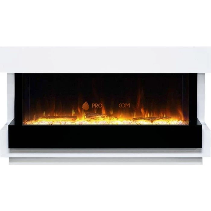 Каминокомплект Royal Flame Cube 50 - Белый с черным с очагом Astra 50 RF