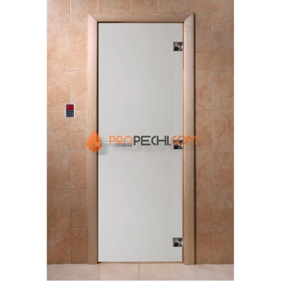 Дверь для бани DoorWood Сатин, 1800x700 мм