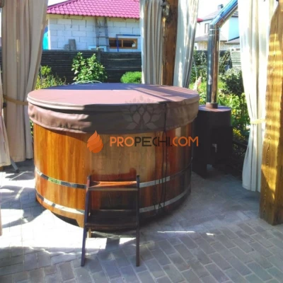 Термо-крышка для купели BentWood - D - 2,10 серая