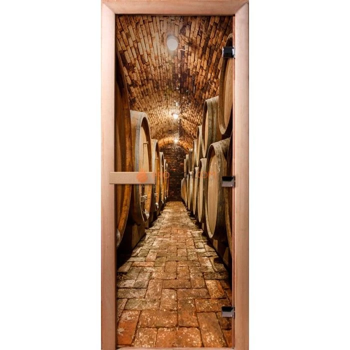 Дверь для бани DoorWood Фотопечать А034, 2000x800 мм