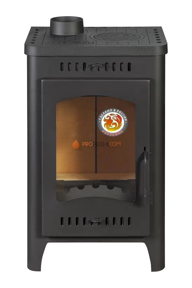 Печь-камин ЭкоКамин Бавария Оптима с плитой