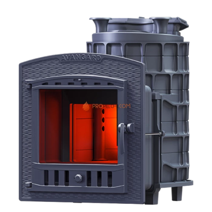 Чугунная печь для бани Гефест Авангард ЗК 24П2