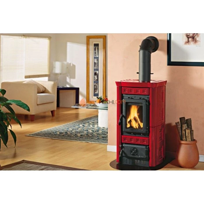 Печь-камин La Nordica Gaia Bordeaux