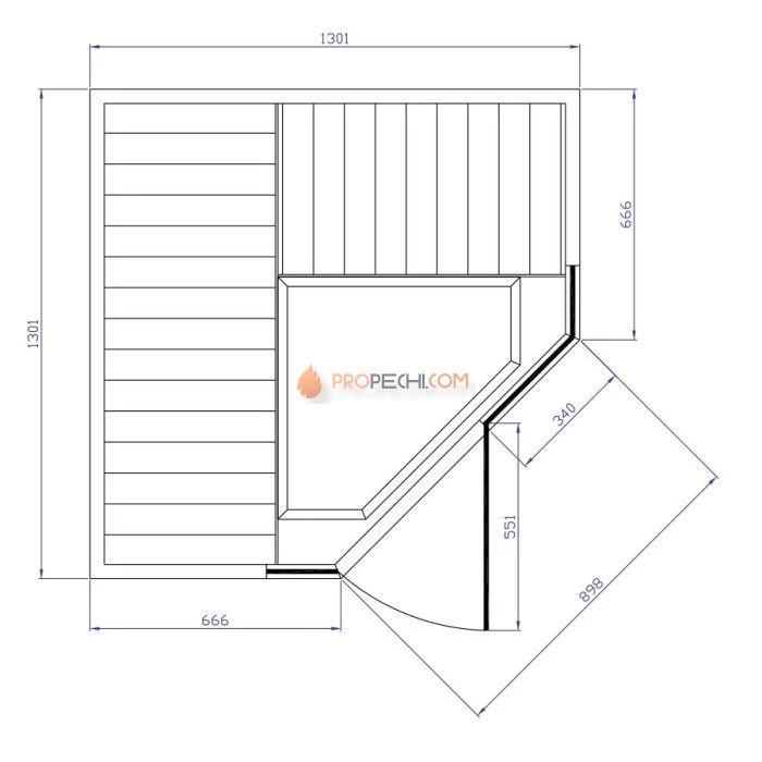 Инфракрасная сауна Tylo Tylosand INFRA CABIN T870H GREY