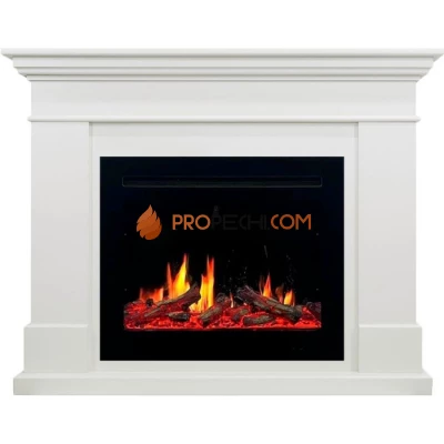 Каминокомплект Royal Flame California - Алебастр, слоновая кость с очагом 5D V-ART 25