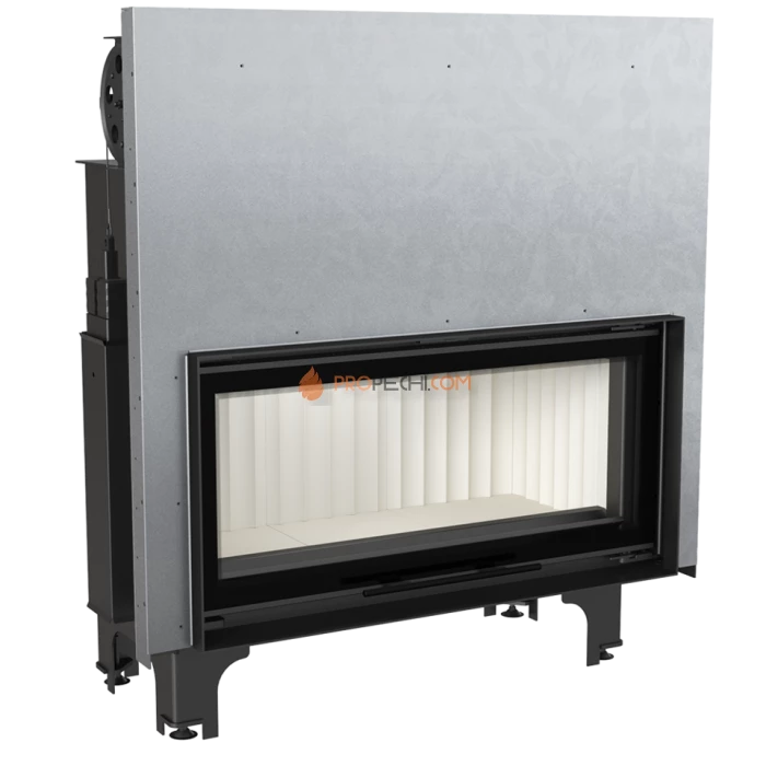 Каминная топка стальная Kratki MILA/G (гильотина) (16 кВт)