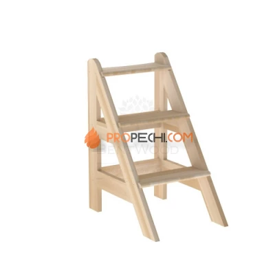 Лесенка для купели 3 ступени из кедра