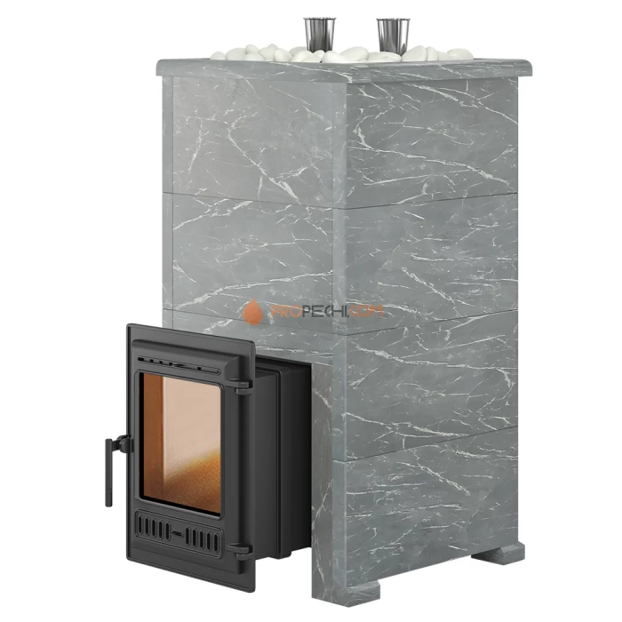 Чугунная печь для бани Эверест Steam Master 44 Талькохлорит, S-40