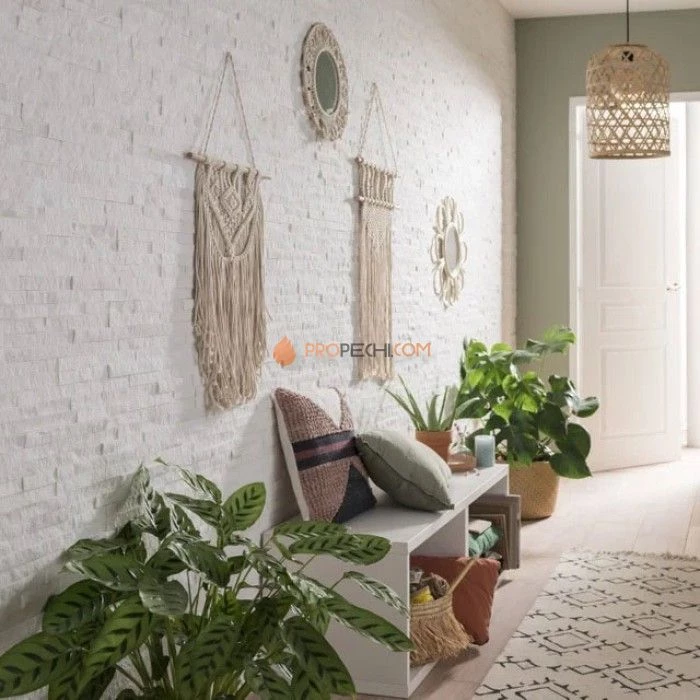 Панель Классик Кварцит Белый (600х150мм) упак. (7шт/0,63м2)