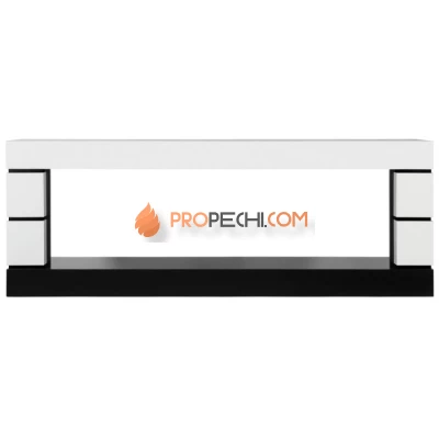 Портал Royal Flame Modern - Белый с черным