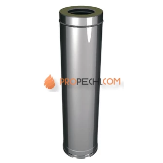 Труба DTH L1000 D104 с изоляцией 50 мм, AISI 321/304 (Вулкан)