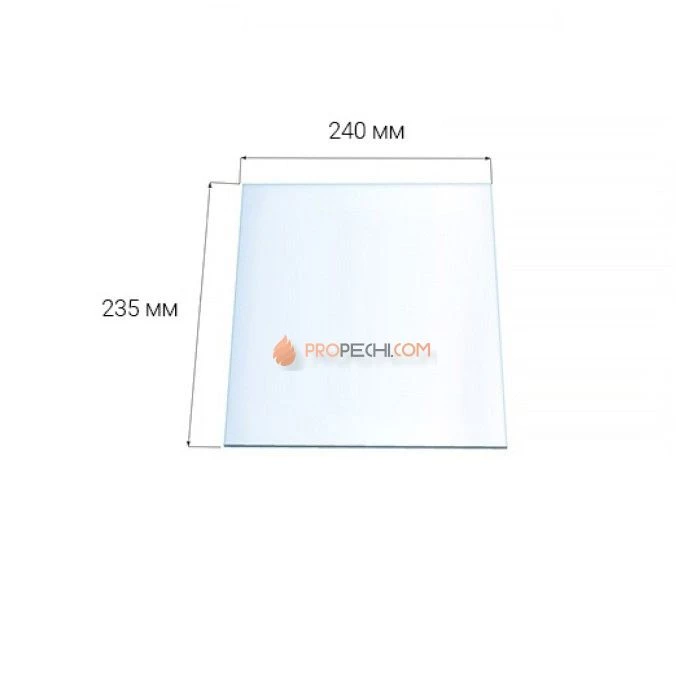 Стекло для дверцы Везувий 210