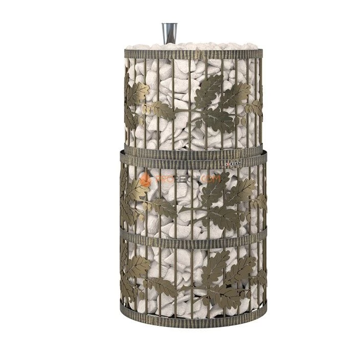 Чугунная печь для бани Эверест Легкий пар Профи Ковка Б/В