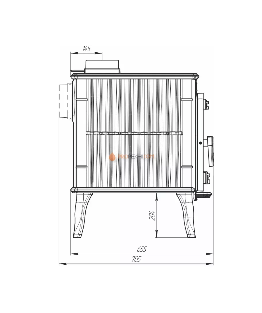 Печь-камин "Маэстро"
