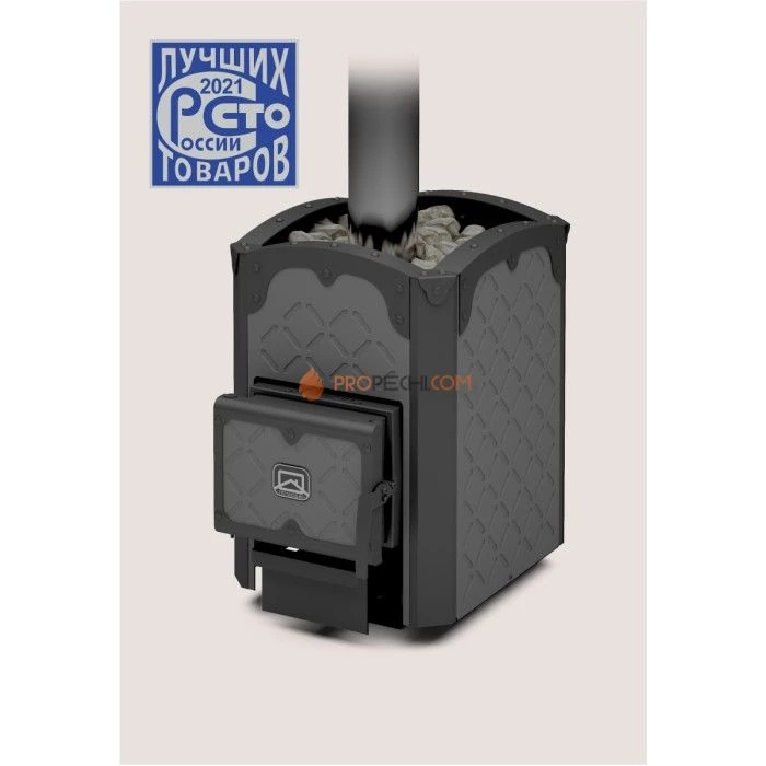 Дровяная печь для бани Теплодар Былина-12 ЧУ