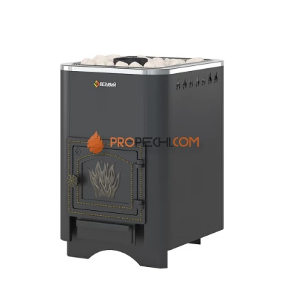 Дровяная печь для бани Везувий Русичъ Антрацит 16 (ДТ-3) б/в 