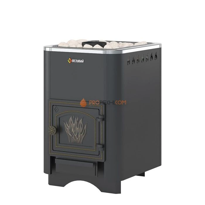 Дровяная печь для бани Везувий Русичъ Антрацит 16 (ДТ-3) б/в 