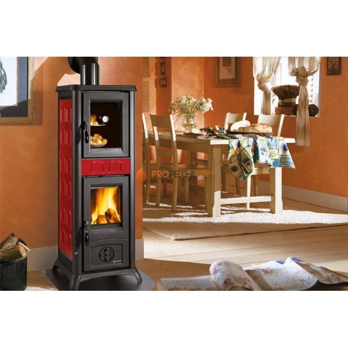 Печь-камин La Nordica Gemma Forno Bordeaux