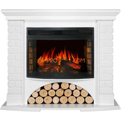 Каминокомплект Royal Flame Village - Белый с очагом Dioramic 25 LED FX