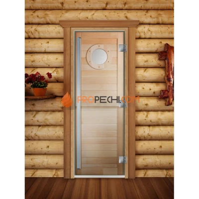 Дверь для бани DoorWood Престиж Фотопечать А023, 2000x800 мм