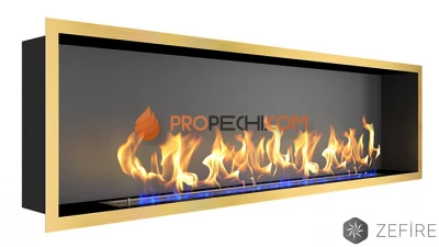Биокамин Zefire Flagman 1600 латунный