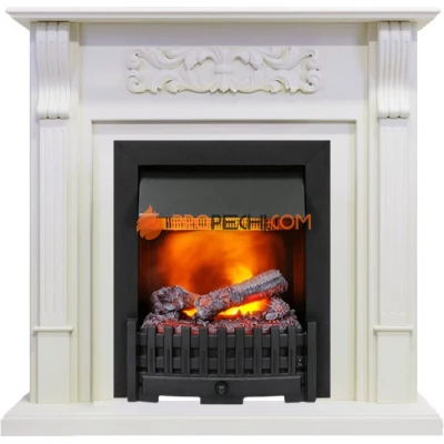 Каминокомплект Dimplex Venice - Фактурный белый с очагом Danville Black FB2