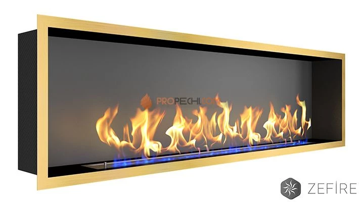 Биокамин Zefire Flagman 1600 латунный