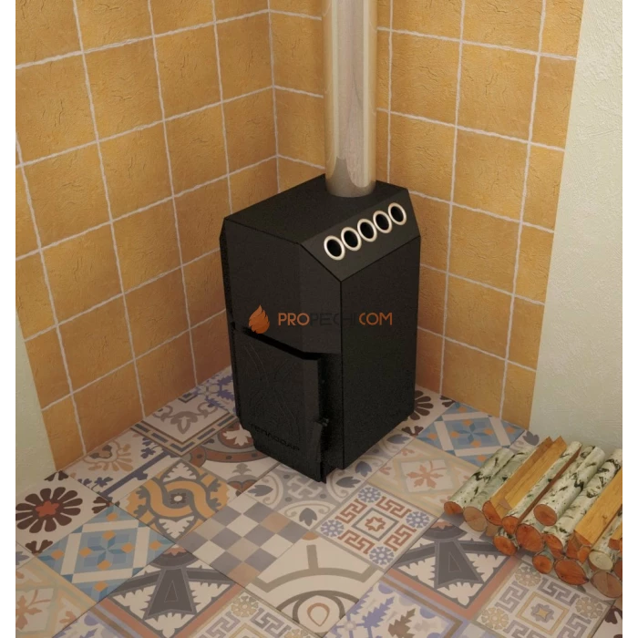 Отопительная печь Теплодар ТОП-модель-140 со стальной дверцей