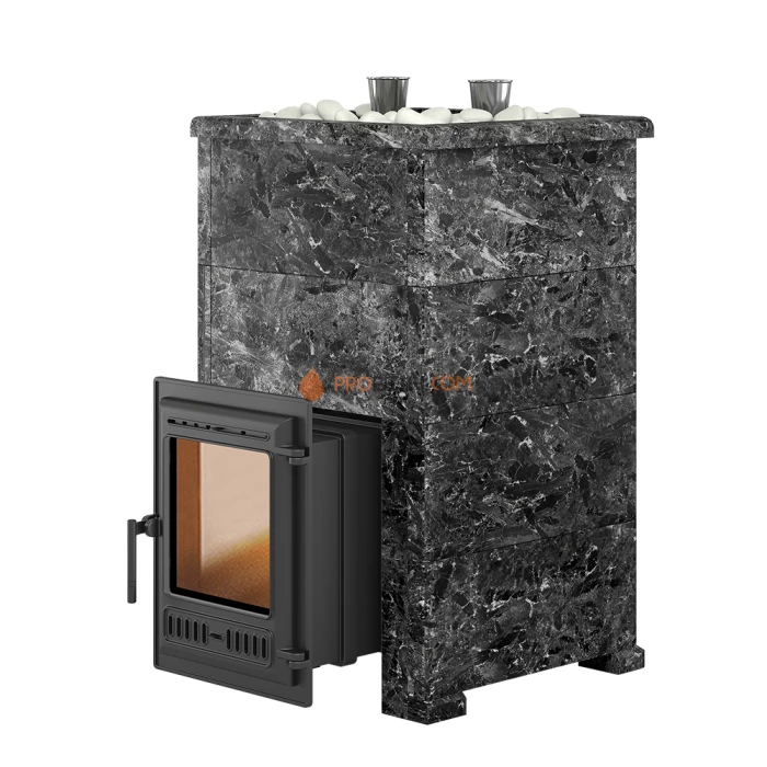 Чугунная печь для бани Эверест Steam Master 38 Пироксенит, S-40