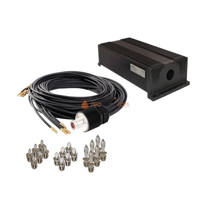 Комплект Cariitti VPL30T - Crystal Star хром, 100 + 18 волокон, белое мерцание