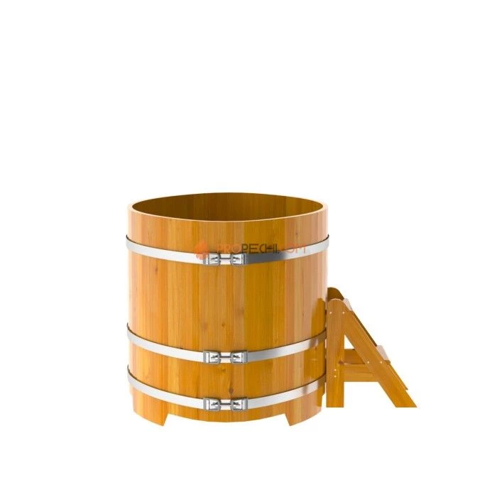 Купель BentWood овальная из натуральной лиственницы 1,02х1,68 Рустик