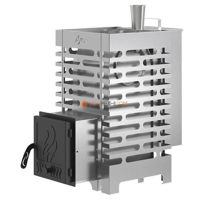 Дровяная печь для бани ASTON 16 INOX АКВА