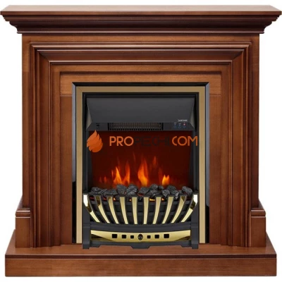 Каминокомплект Royal Flame Bradford - Орех с очагом Aspen Gold