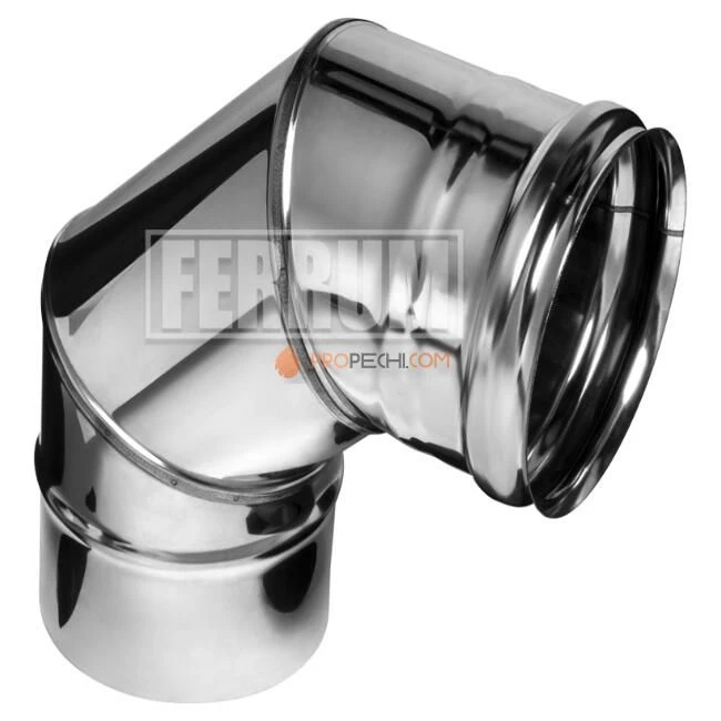 Колено угол 90°, толщина 0,8 мм, Ø110