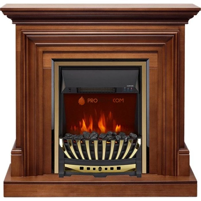 Каминокомплект Royal Flame Bradford - Орех с очагом Aspen Gold