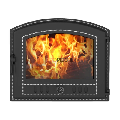 Каминная дверца Везувий 224 (антрацит)