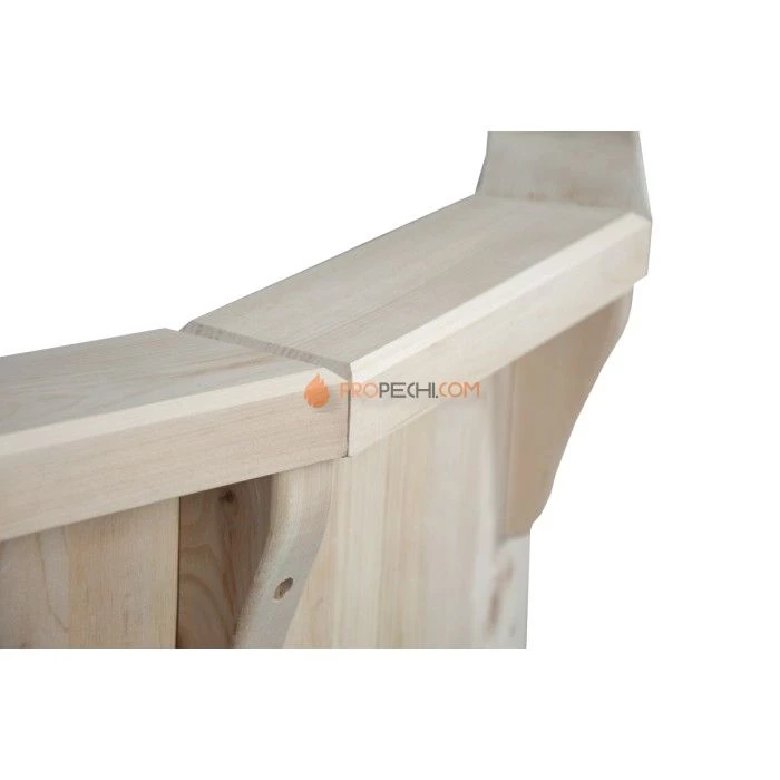 Декоративный бортик BentWood из кедра. Cегмент 1/4