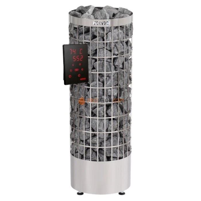 Электрическая печь Harvia Cilindro PC90XE Steel (с выносным пультом в комплекте)