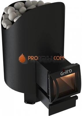 Банная печь Grill'D Aurora 160 Long (дверца со стеклом)