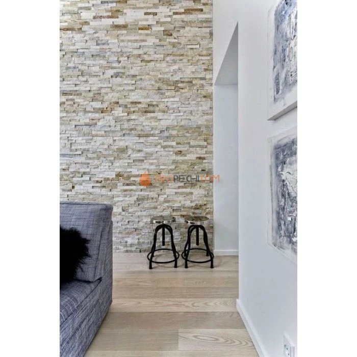 Панель Классик Сланец Бежевый (600х150мм) упак. (7шт/0,63м2)