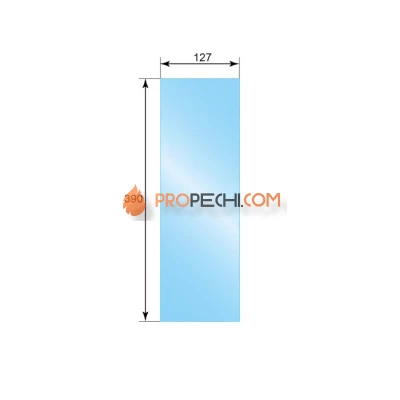 Стекло ASTON призматик (127х390)