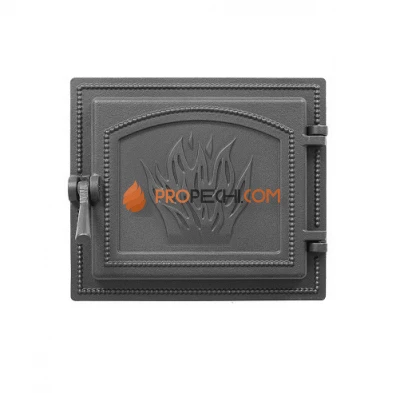 Дверка каминная ВЕЗУВИЙ 261 (Антрацит)