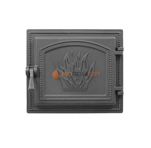 Дверка каминная ВЕЗУВИЙ 261 (Антрацит)