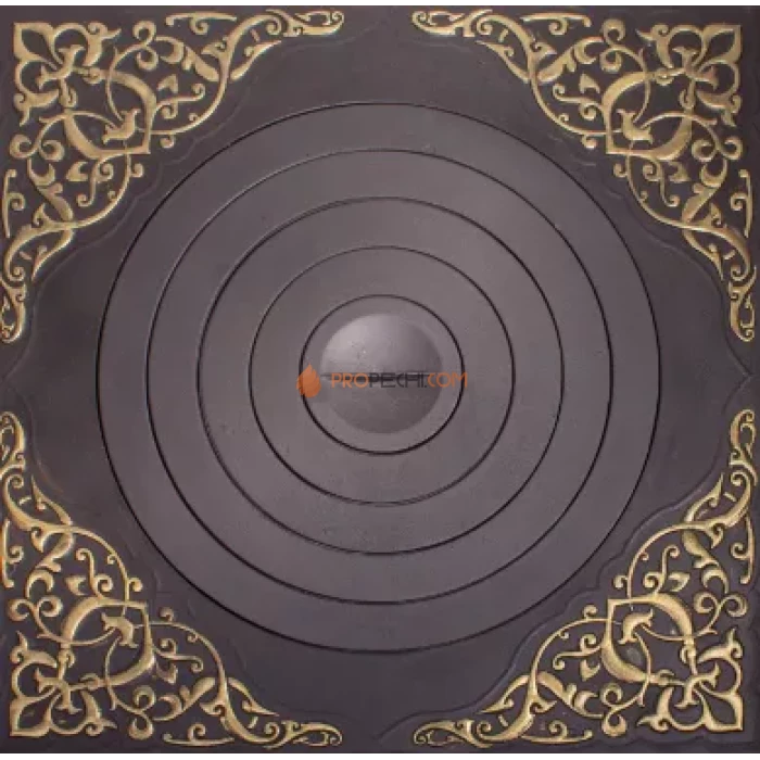 Плита под казан Гефест 03 750х750 ф500 с патиной