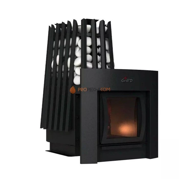 Дровяная печь для бани Grill’D Cometa 350 Vega Window Max
